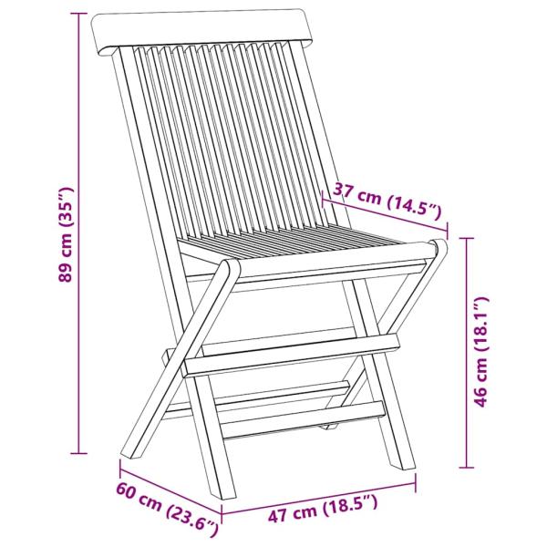 7-tlg. Garten-Essgruppe Massivholz Teak