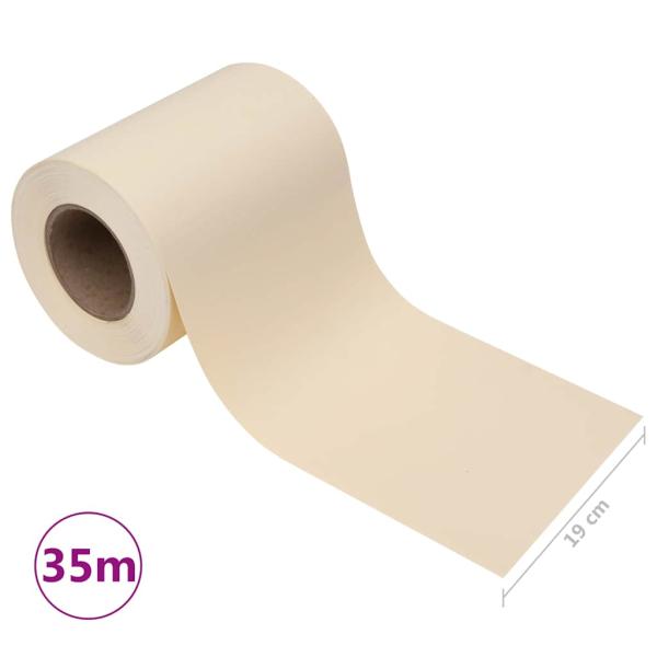 Garten-Sichtschutz PVC 35x0,19 m Creme