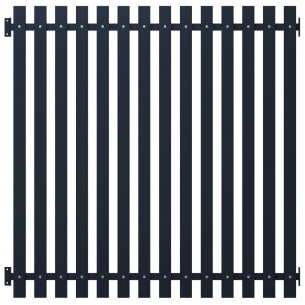 ARDEBO.de - Zaunfeld Anthrazit 170,5x170 cm Pulverbeschichteter Stahl