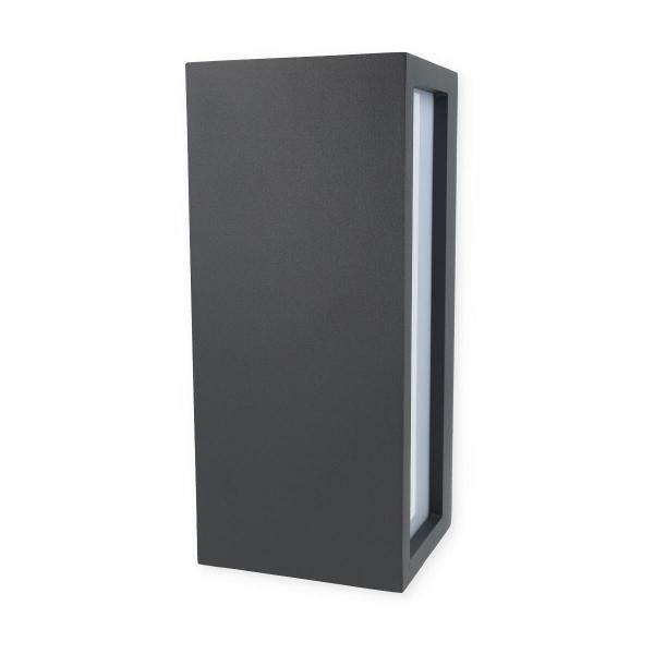 ARDEBO.de DEKO-LIGHT Rilongo A Wandaufbauleuchte, 220-240V AC/50-60Hz, E27, 1x max. 18,00 W, basaltgrau (730330)