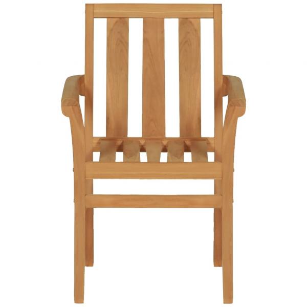 5-tlg. Garten-Essgruppe Massivholz Teak