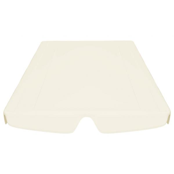 Ersatzdach für Hollywoodschaukel Creme 150/130x105/70 cm