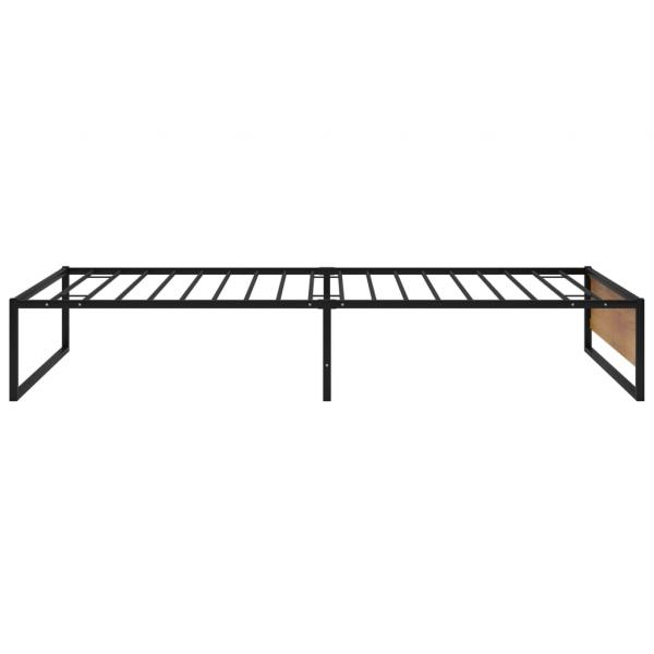 Bettgestell Schwarz Metall 90x200 cm