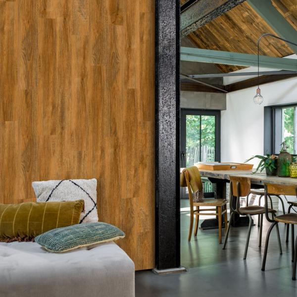 WallArt Paneele Holzoptik Altholz Eiche Rostbraun 