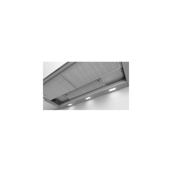 Bosch DFL094A51 EEK: A Flachschirmhaube, 90cm breit, Ab-/Umluft, EcoSilence Drive, Intensivstufe, silbermetallic
