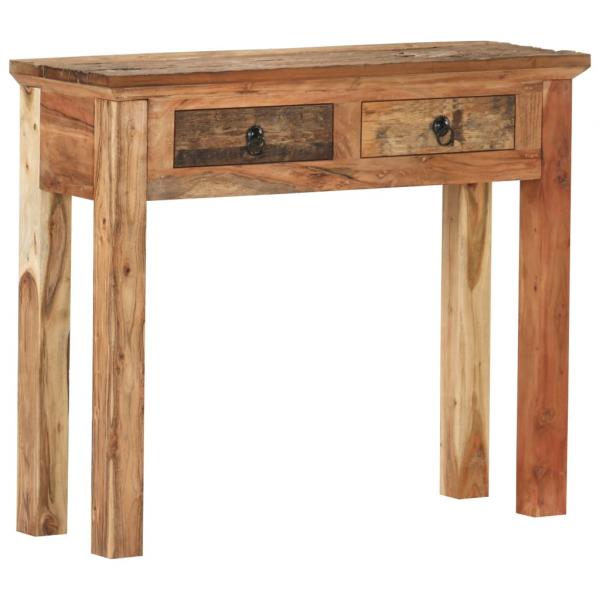 ARDEBO.de - Konsolentisch 90,5x30x75 cm Akazie und Recyceltes Massivholz