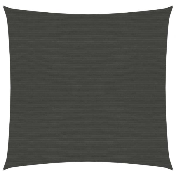 ARDEBO.de - Sonnensegel 160 g/m² Anthrazit 3x3 m HDPE