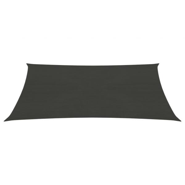 Sonnensegel 160 g/m² Anthrazit 2x3 m HDPE 