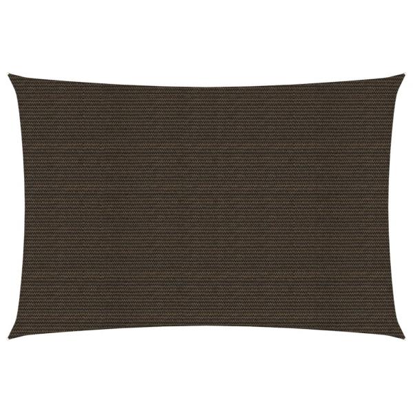 ARDEBO.de - Sonnensegel 160 g/m² Braun 2x4 m HDPE  