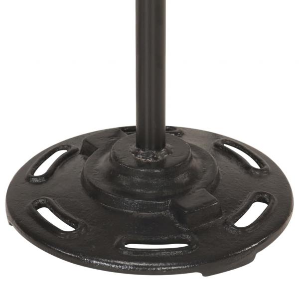 Stehlampe 2-flammig Silbern E27 Gusseisen  