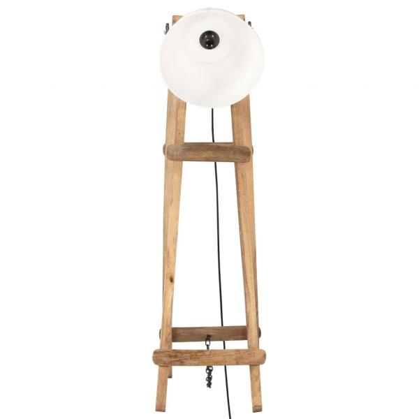 Stehlampen 3 Stk. Weiß E27 Mango Massivholz 