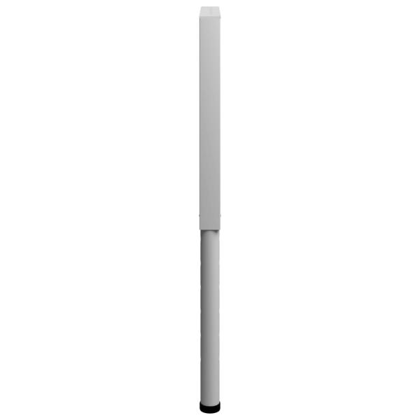 Werkbankgestell Verstellbar 2 Stk. Metall 55x(69-95,5) cm Grau