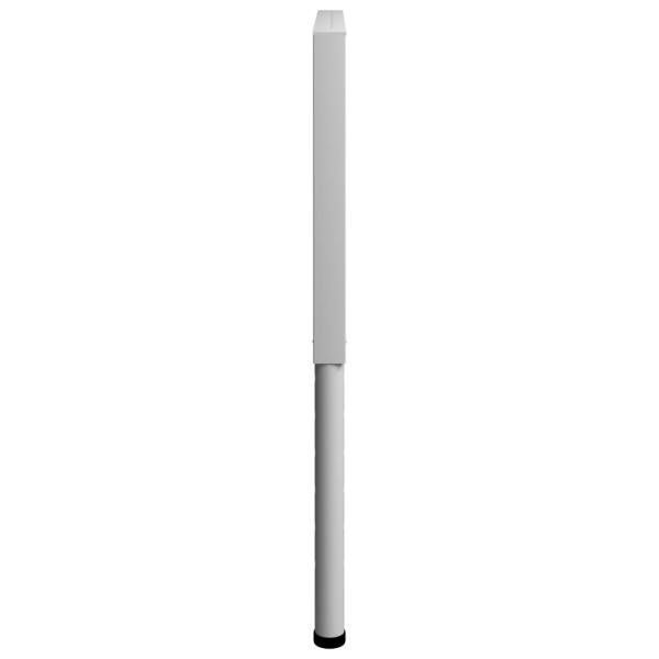 Werkbankgestell Verstellbar 2 Stk. Metall 85x(69-95,5) cm Grau