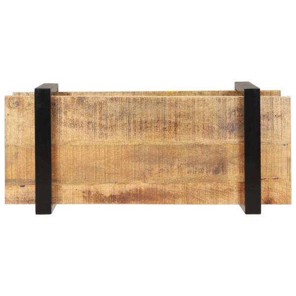 TV-Schrank 90x40x40 cm Raues Mangoholz