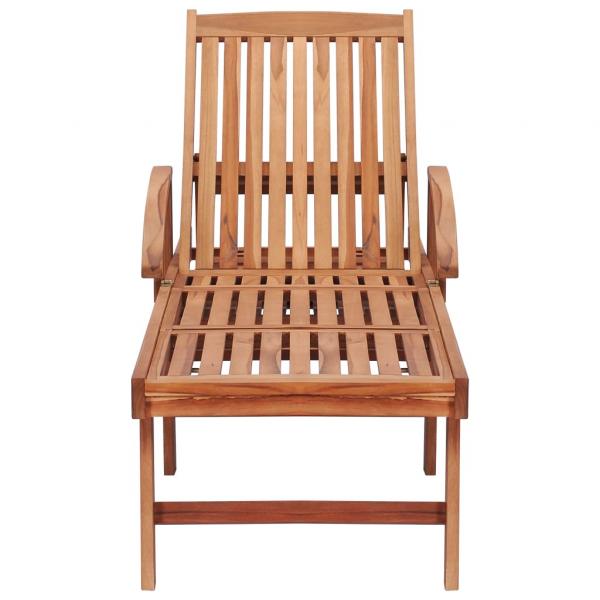 Sonnenliege Massivholz Teak