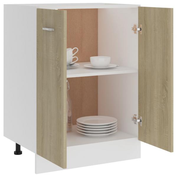 Unterschrank Sonoma-Eiche 60x46x81,5 cm Holzwerkstoff