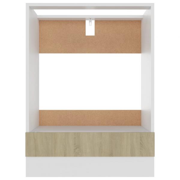 Herdumbauschrank Sonoma-Eiche 60x46x81,5 cm Holzwerkstoff