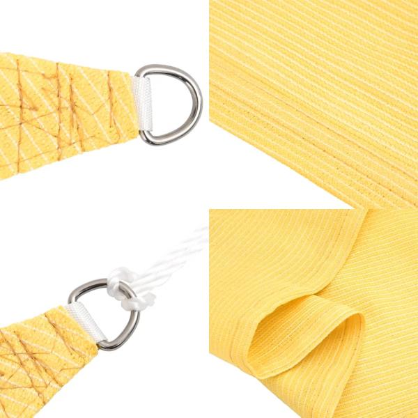 Sonnensegel 160 g/m² Beige 2x3 m HDPE