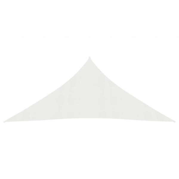 Sonnensegel 160 g/m² Weiß 5x6x6 m HDPE