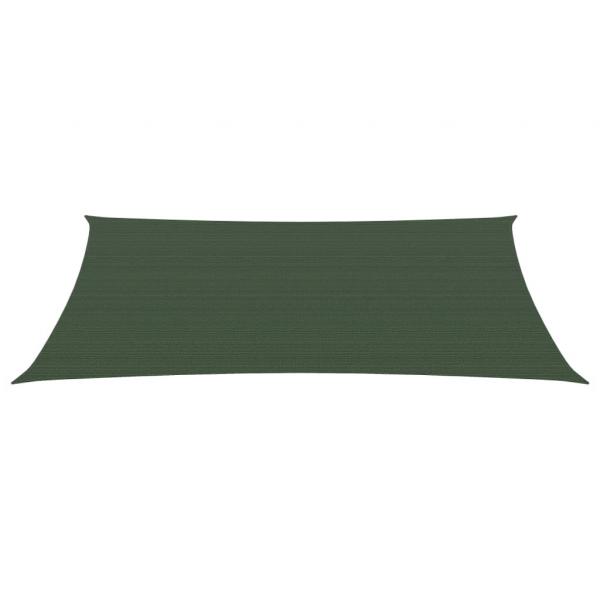 Sonnensegel 160 g/m² Dunkelgrün 2x4,5 m HDPE