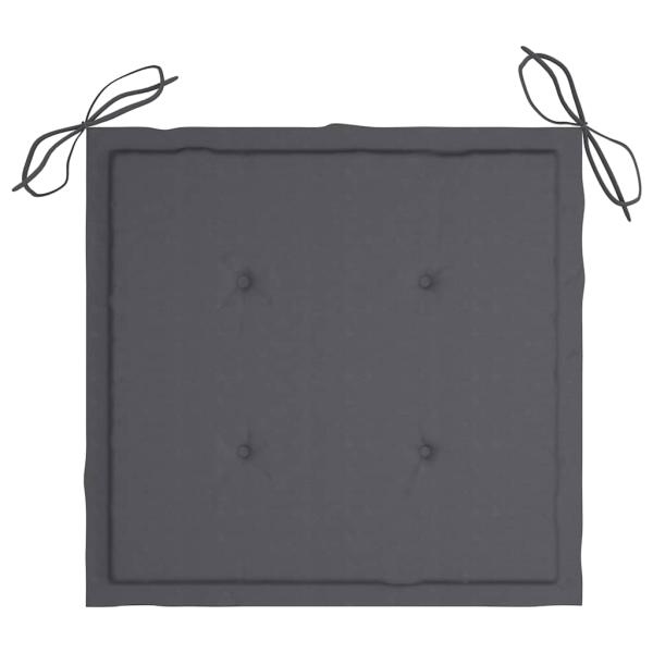 Klappbare Gartenstühle 6 Stk. mit Sitzkissen Massivholz Akazie