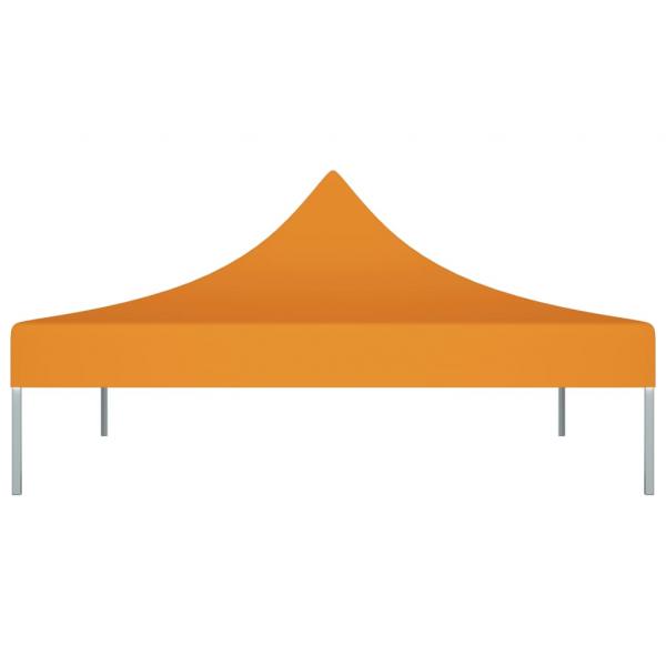 Partyzelt-Dach 3x3 m Orange 270 g/m²