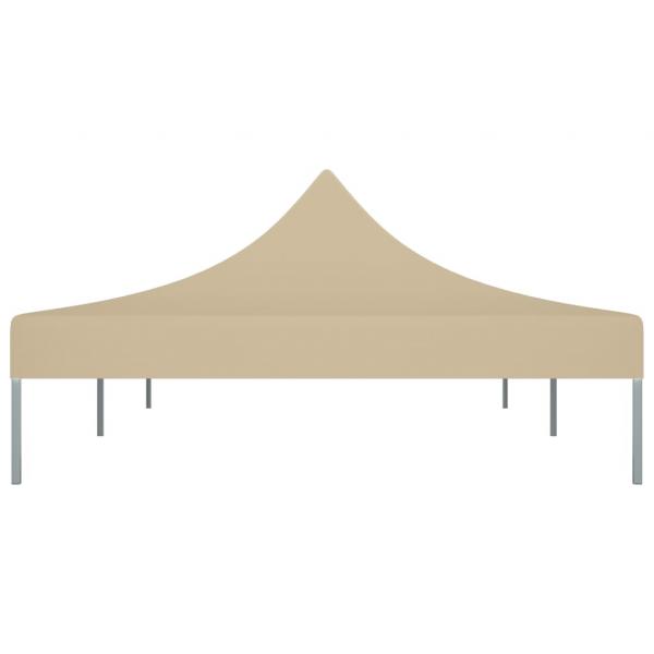 Partyzelt-Dach 6x3 m Beige 270 g/m² 