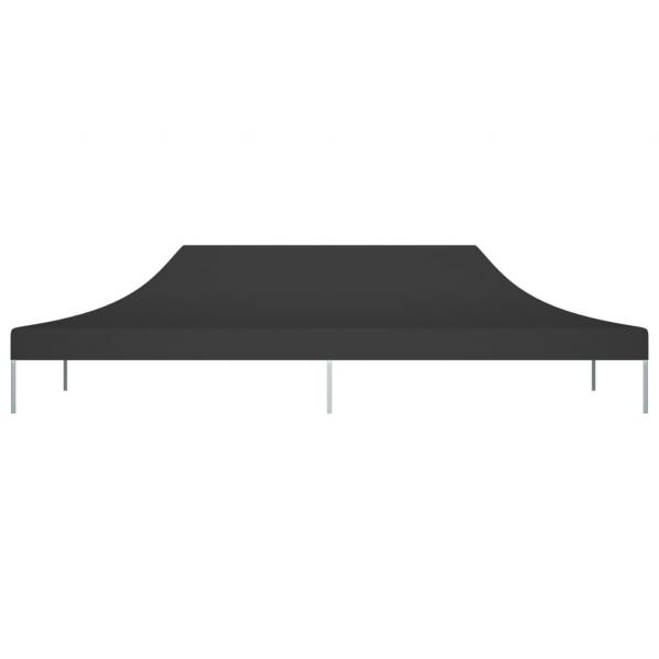 Partyzelt-Dach 6x3 m Schwarz 270 g/m²