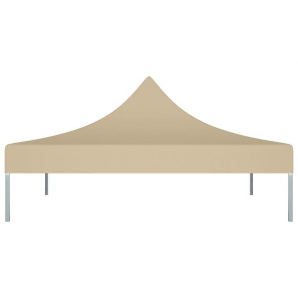 Partyzelt-Dach 2x2 m Beige 270 g/m² 