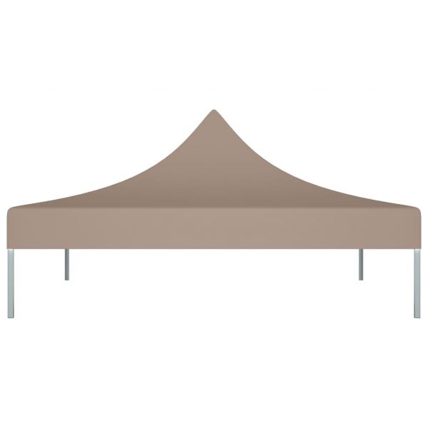 Partyzelt-Dach 2x2 m Taupe 270 g/m² 