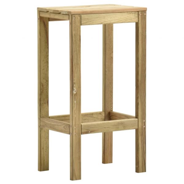 Garten-Barhocker 2 Stk. Imprägniertes Kiefernholz
