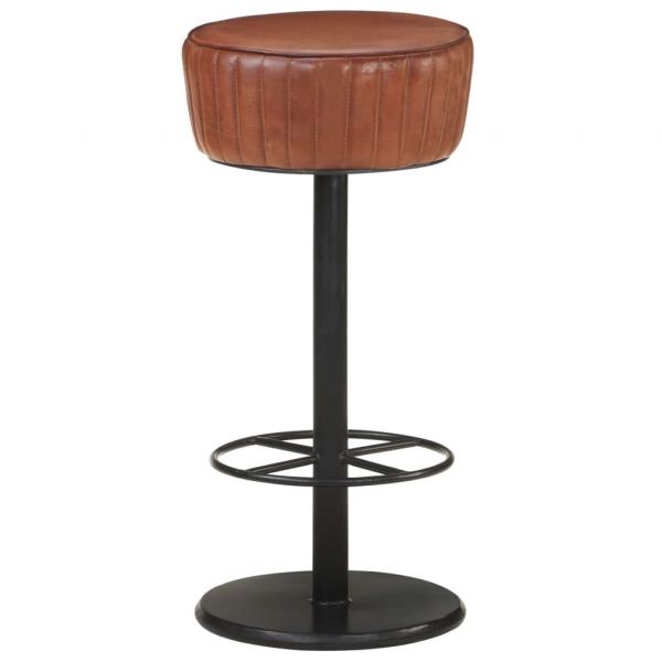 ARDEBO.de - Barhocker Braun Echtleder