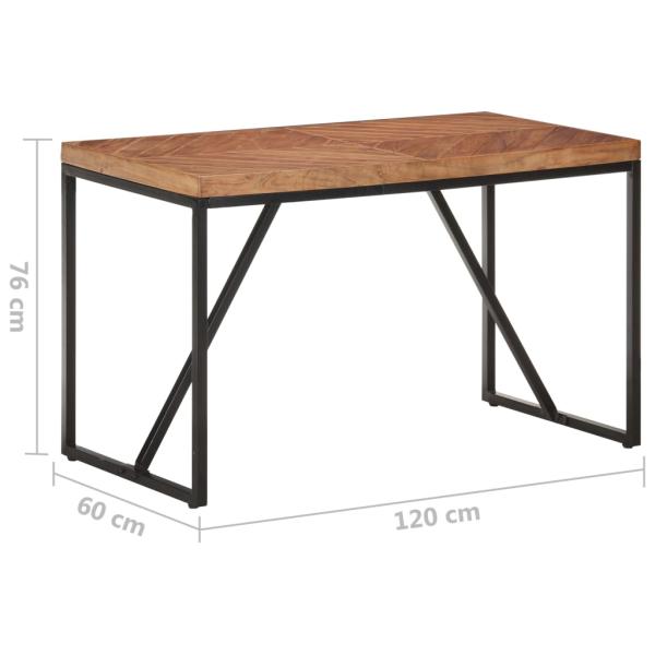 Esstisch 120x60x76 cm Massivholz Akazie und Mango 