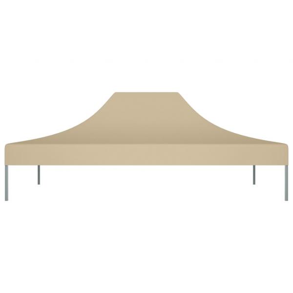 Partyzelt-Dach 4x3 m Beige 270 g/m²
