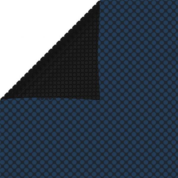 ARDEBO.de - Treibende Pool-Solarplane PE 260x160 cm Schwarz und Blau