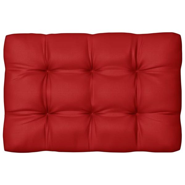 Palettenkissen 3-tlg. Rot Stoff