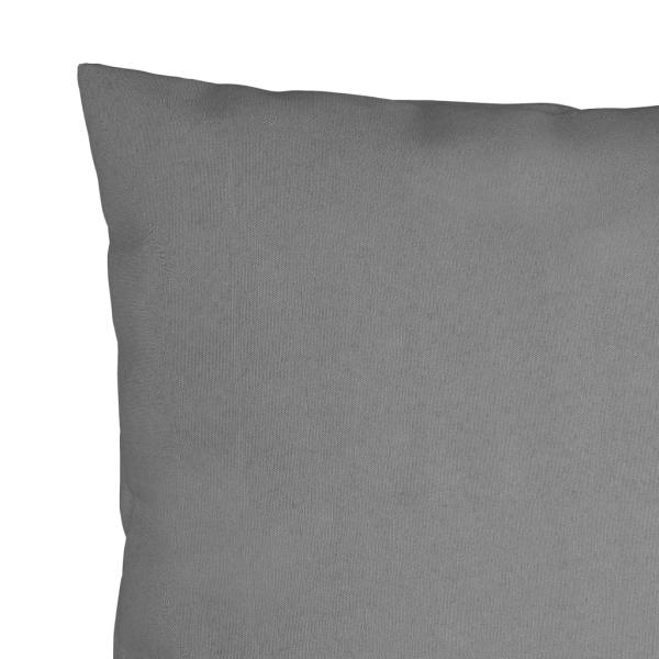 Zierkissen 4 Stk. Grau 50x50 cm Stoff