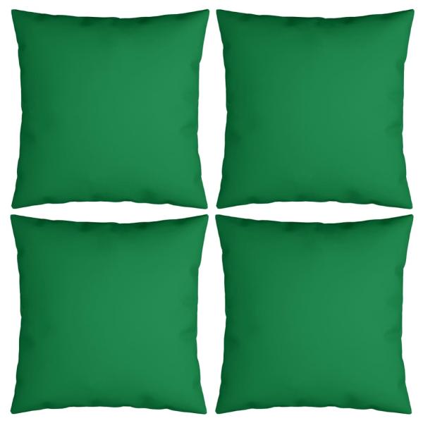 ARDEBO.de - Zierkissen 4 Stk. Grün 60x60 cm Stoff