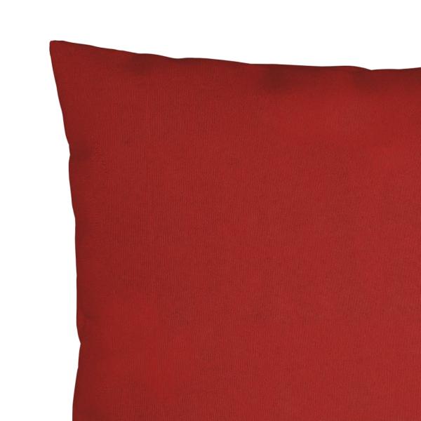 ARDEBO.de - Zierkissen 4 Stk. Rot 60x60 cm Stoff
