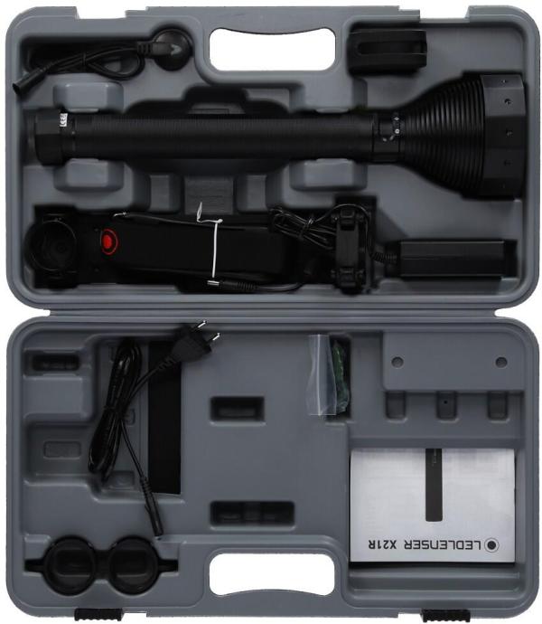 LED LENSER X21R.2 Taschenlampe, schwarz (501967)