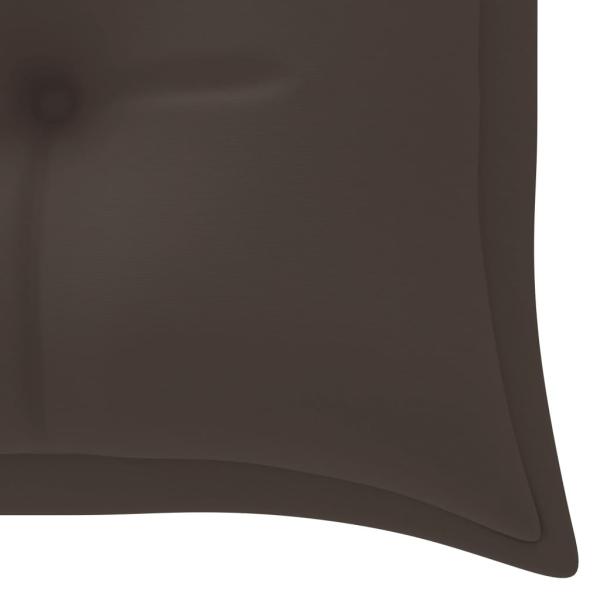 Gartenbank-Auflage Taupe 150x50x7 cm Oxford-Gewebe
