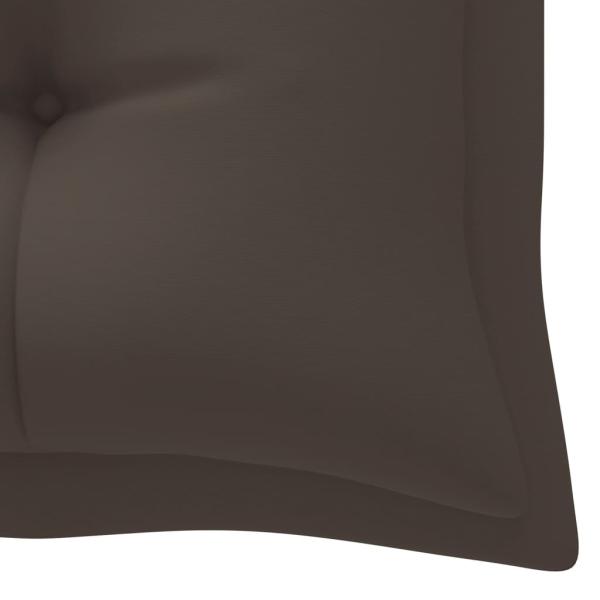 Gartenbank-Auflage Taupe 180x50x7 cm Oxford-Gewebe