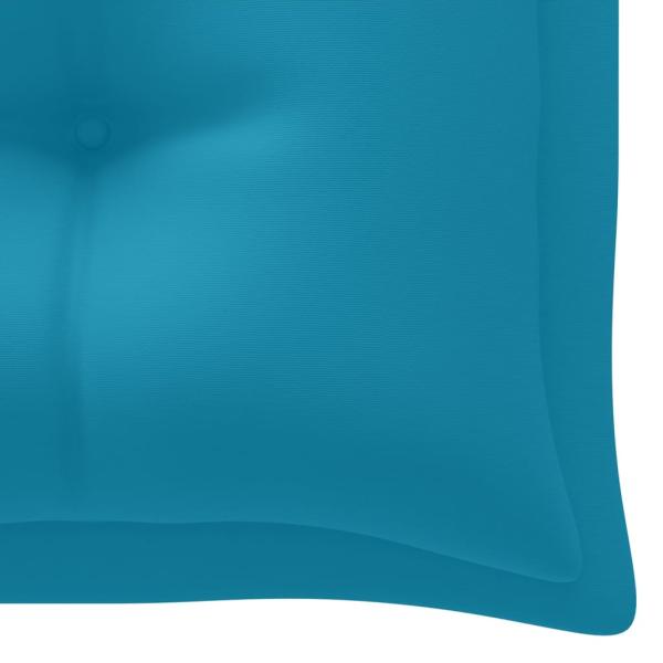 Gartenbank-Auflage Hellblau 200x50x7 cm Oxford-Gewebe