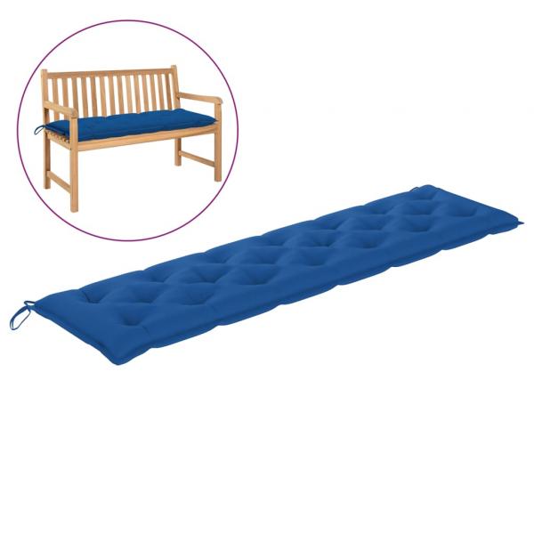 ARDEBO.de - Gartenbank-Auflage Blau200x50x7 cm Oxford-Gewebe
