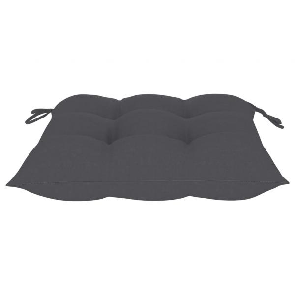 Stuhlkissen 6 Stk. Anthrazit 40x40x7 cm Oxford-Gewebe