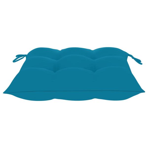 ARDEBO.de - Stuhlkissen 4 Stk. Hellblau 50x50x7 cm Oxford-Gewebe
