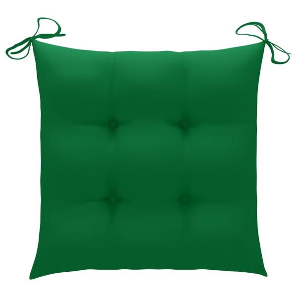 ARDEBO.de - Stuhlkissen 2 Stk. Grün 50x50x7 cm Oxford-Gewebe