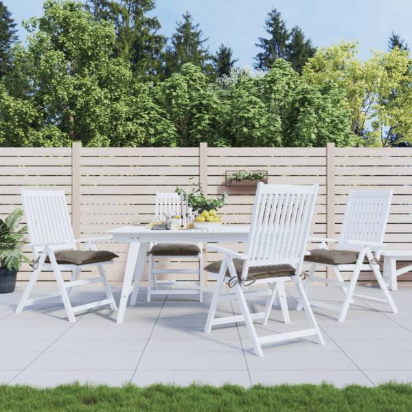 ARDEBO.de - Stuhlkissen 4 Stk. Taupe 50x50x7 cm Oxford-Gewebe