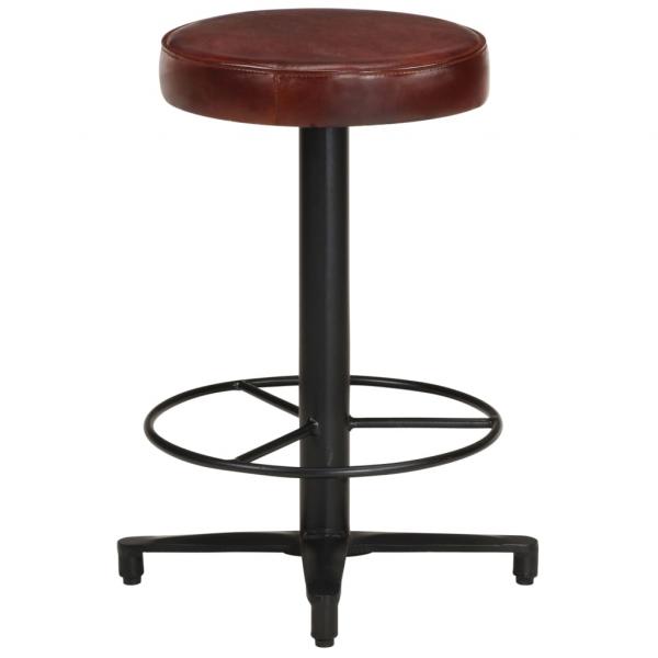 ARDEBO.de - Barhocker 2 Stk. 52 cm Echtleder