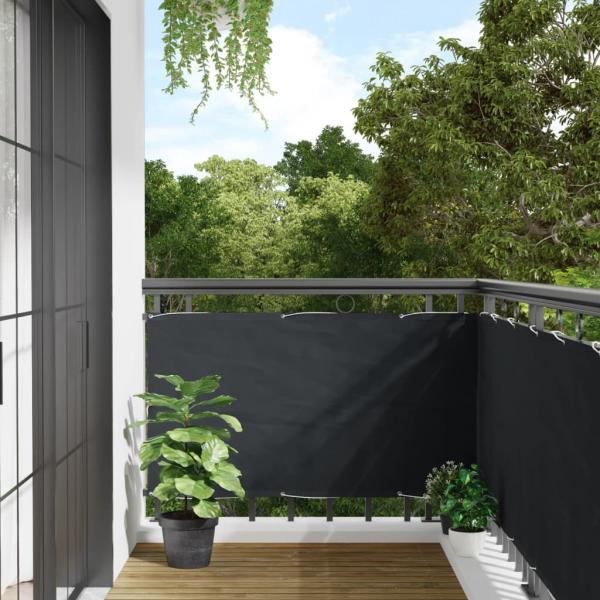 ARDEBO.de - Balkon-Sichtschutz Anthrazit 75x300 cm Oxford-Gewebe